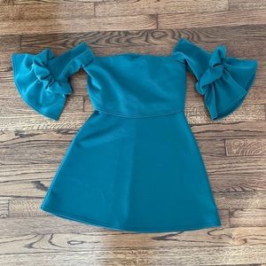 ASOS | Off-Shoulder Mini Dress | Size 2 Petite